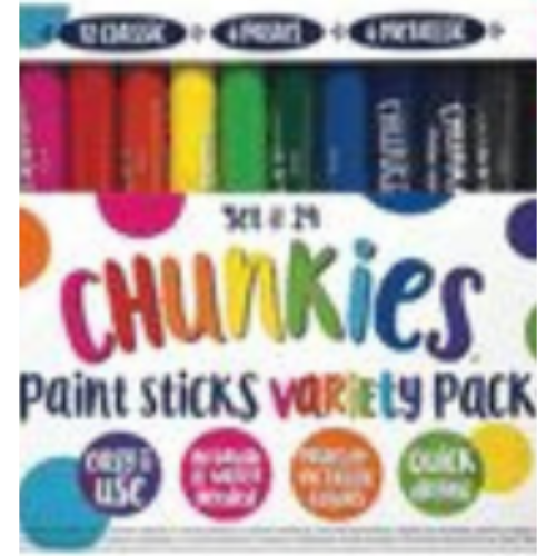 Chunkies Paint Sticks Variety Pack 24 Chunkies Paint Sticks Variety Pack 24