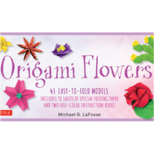 Origami Flowers Kit: 41 Easy-To-Fold Models