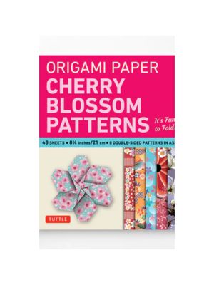 Origami Paper- Cherry Blossom Patterns Origami Paper- Cherry Blossom Patterns