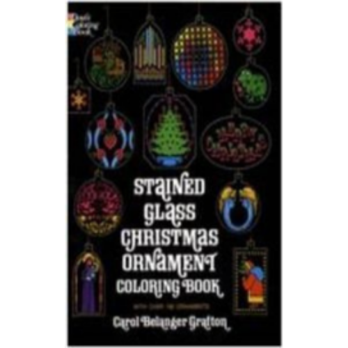 Coloring Book - Stained Glass Christmas Ornament Coloring Book - Stained Glass Christmas Ornament