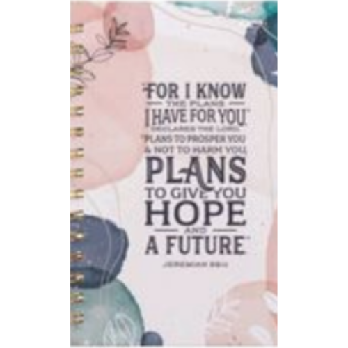 Christian Art Gifts Journal W/Scripture Plans Jeremiah 29:11 Christian Art Gifts Journal W/Scripture Plans Jeremiah 29:11