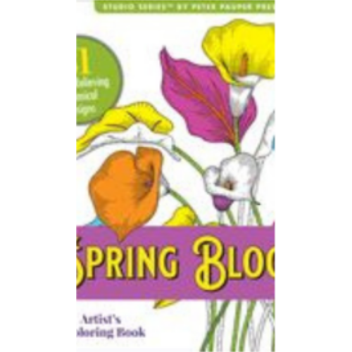 Spring Blooms Adult Coloring Book Spring Blooms Adult Coloring Book