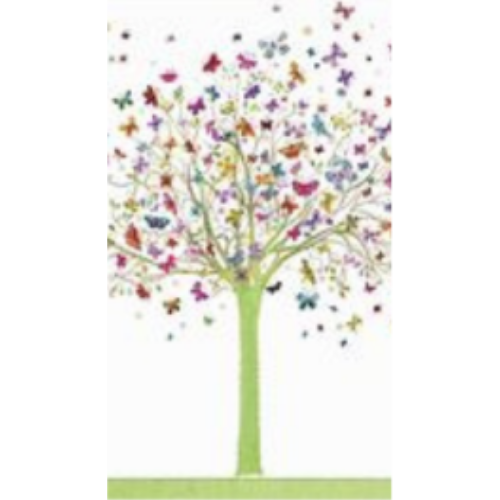 Tree of Butterflies Note Cards
