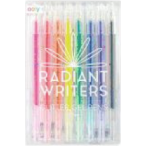 Radiant Writers Glitter Gel Pens (Set of 8)