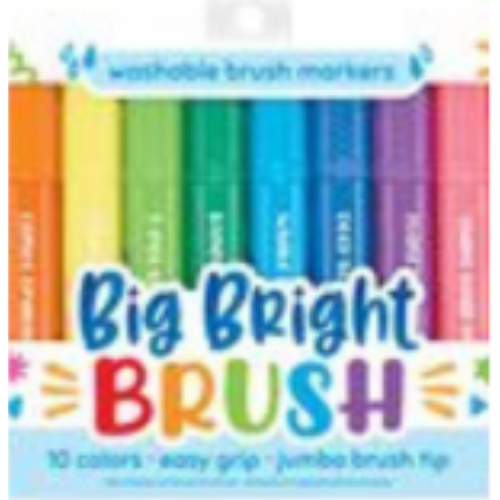 Big Bright Brush Markers Set of 10