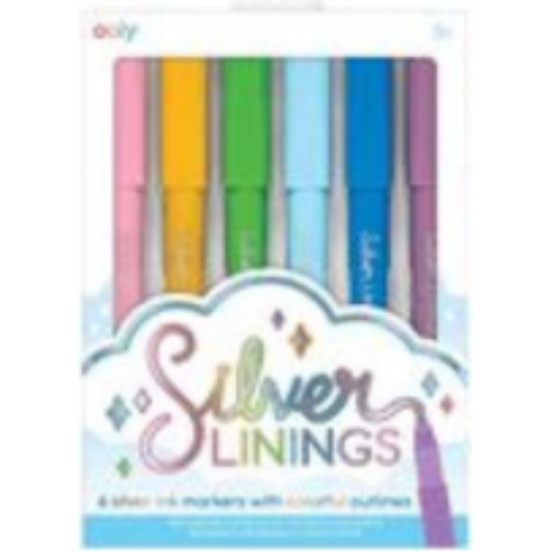 Silver Linings Markers Set of 6