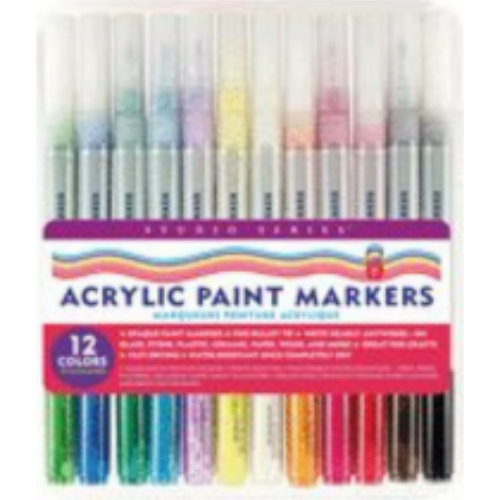 Studio Series Acrylic Paint Marker Set (12-Piece Set) Studio Series Acrylic Paint Marker Set (12-Piece Set)