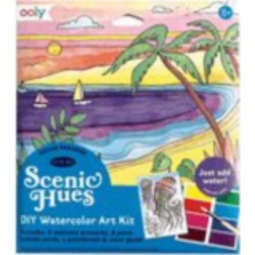 Scenic Hues D.I.Y. Watercolor Art Kit - Ocean Paradise (17 PC Set) Scenic Hues D.I.Y. Watercolor Art Kit - Ocean Paradise (17 PC Set)