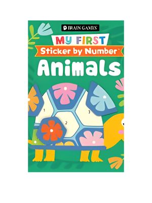 Brain Games - My First Sticker by Number: Animals