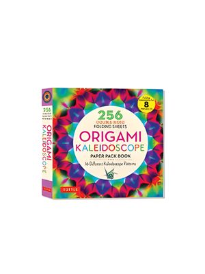 Origami Kaleidoscope Paper Pack Book: 256 Double-Sided Folding Sheets