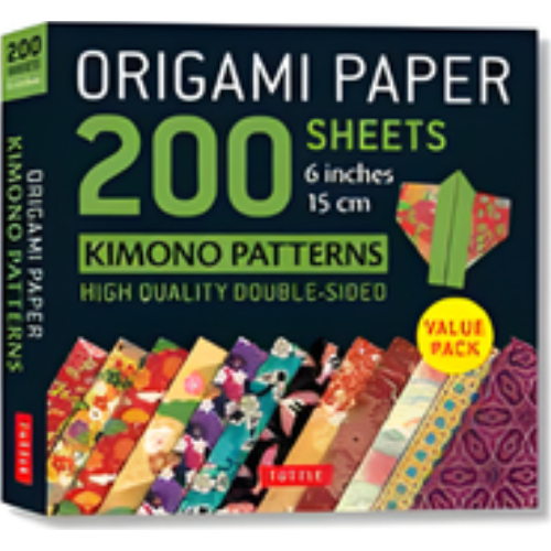 Origami Paper 200 Sheets Kimono Patterns 6 (15 CM): Tuttle Origami Paper: Double-Sided Origami Sheets Printed with 12 Patterns