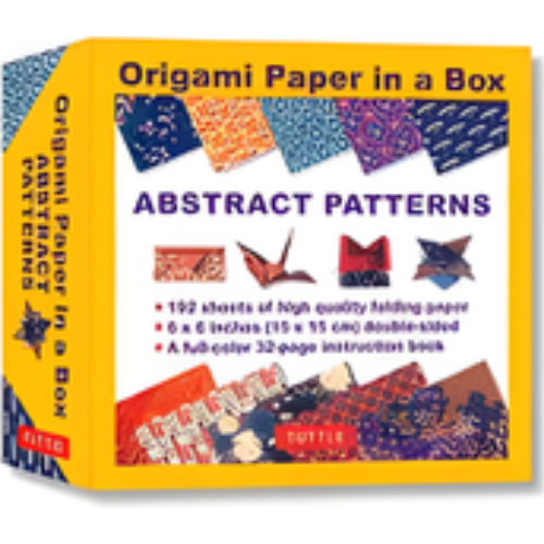 Origami Paper in a Box - Abstract Patterns: 192 Sheets of Tuttle Origami Paper: 6x6 Inch Origami Paper Printed with 10 Different Patterns