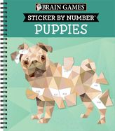 Brain Games - Sticker by Number: Puppies