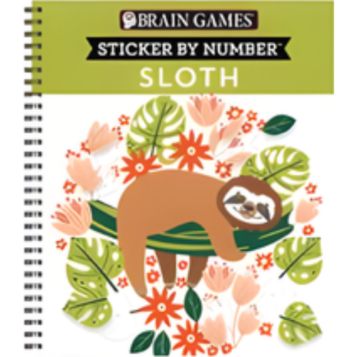 Brain Games - Sticker by Number: Sloth