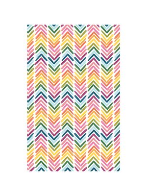 Cardstock 12"X12" - Rainbow Chevron