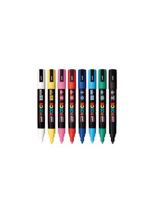 Medium Bullet Tip Paint Marker 8/Pkg - Basic Colors Medium Bullet Tip Paint Marker 8/Pkg - Basic Colors