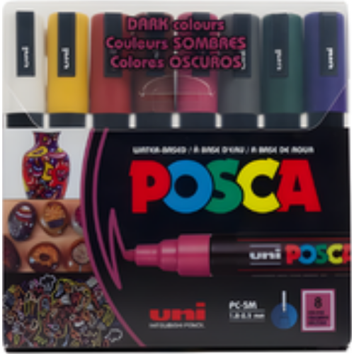 Paint Marker Medium Bullet Tip 8/Pkg - Dark Paint Marker Medium Bullet Tip 8/Pkg - Dark