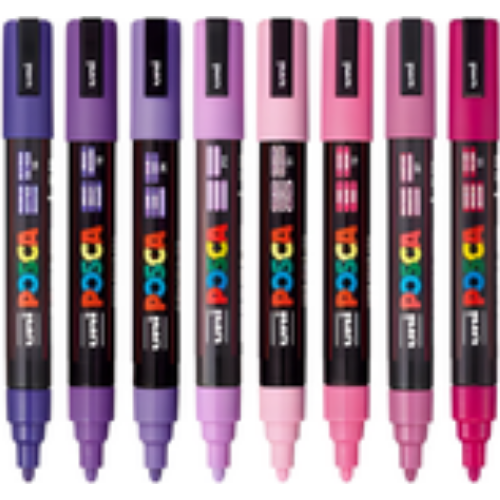 Medium Bullet Tip Paint Marker 8/Pkg - Purple Shade Medium Bullet Tip Paint Marker 8/Pkg - Purple Shade