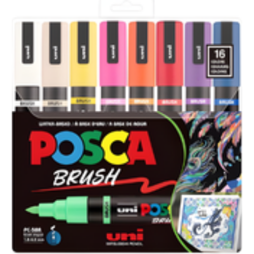 Paint Marker Brush Tip (1-4mm) 16/Pkg Colors Paint Marker Brush Tip (1-4mm) 16/Pkg Colors