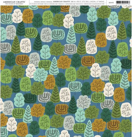 Cardstock 12"X12" - Trees