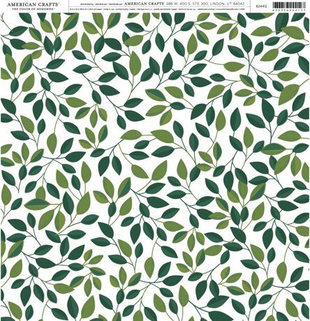 Cardstock 12"X12" - Leaves
