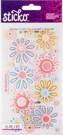 Stickers - Crazy Daisies