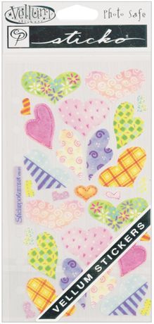 Stickers - Pastel Hearts Stickers - Pastel Hearts