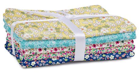 Fabric Assortment 18"X21" 5/Pkg - Floral