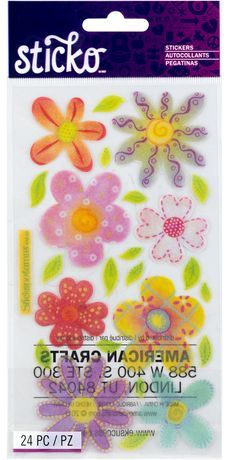 Stickers - Pastel Flowers