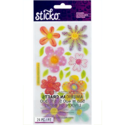 Stickers - Pastel Flowers