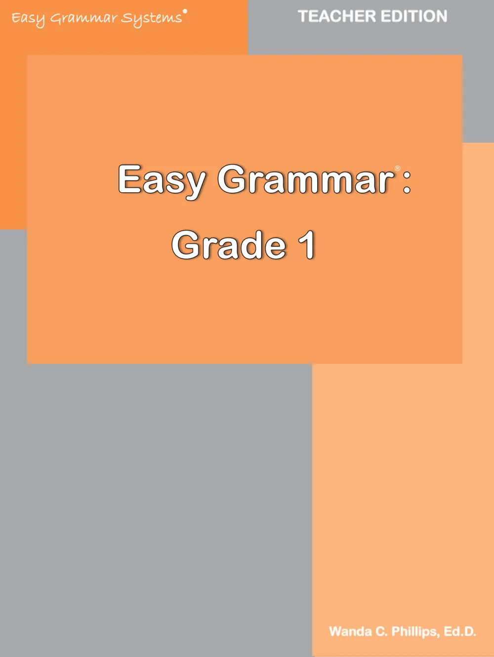 Easy Grammar®: Grade 1 Teacher Edition