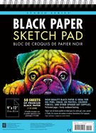 Studio Series Black Paper Sketch Pad 9 X 12 Inches Studio Series Black Paper Sketch Pad 9 X 12 Inches