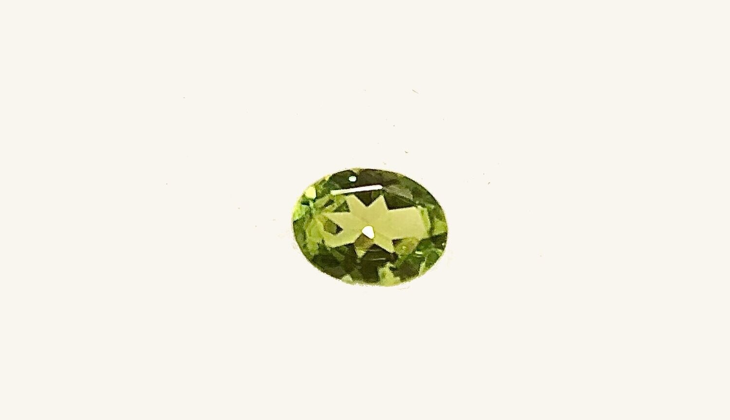 AA Peridot Oval 1.35 carats 8x6