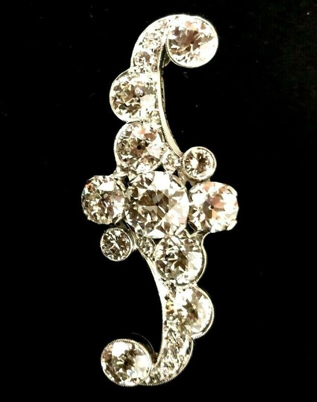 Estate Diamond Pin/Brooch 18K