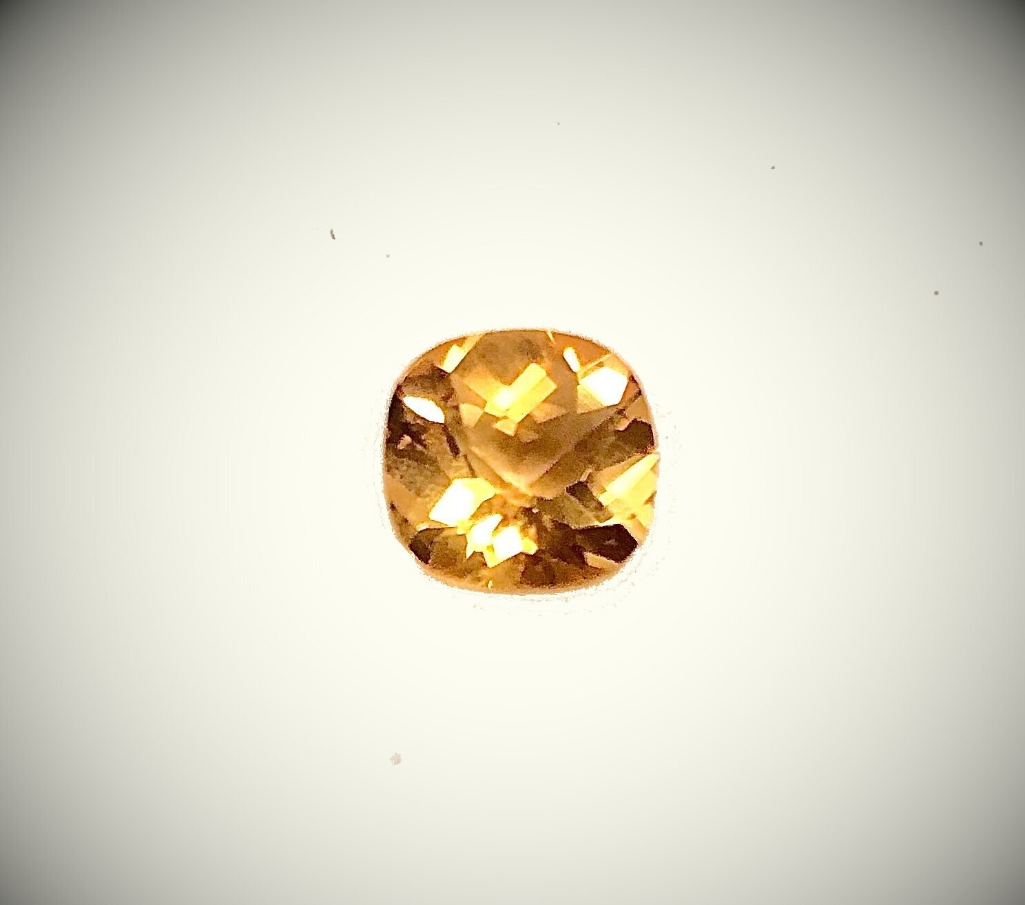 Citrine 8mm Cushion Cut