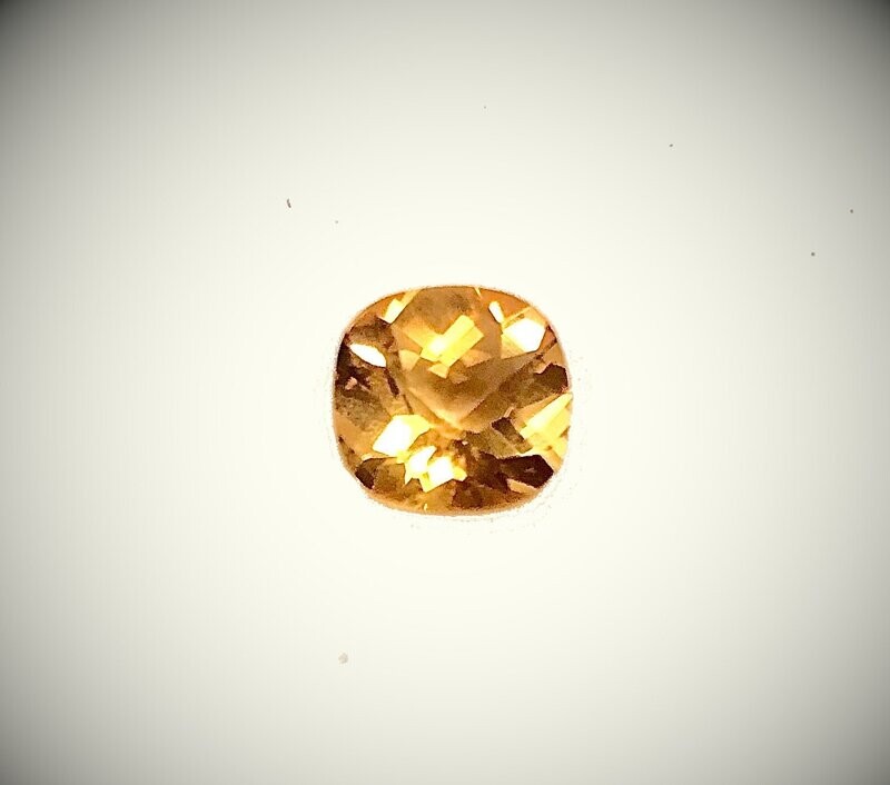 Citrine 8mm Cushion Cut
