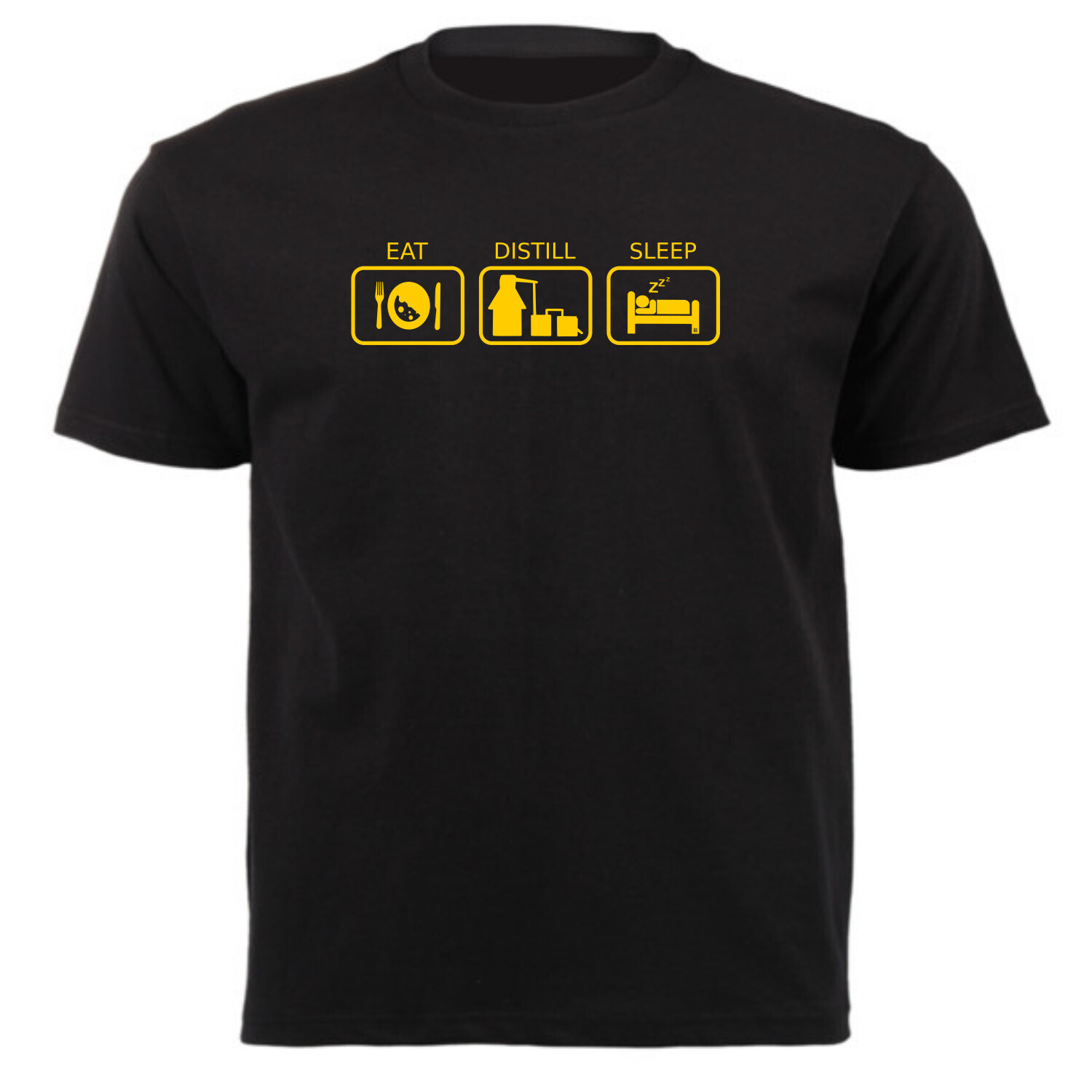 EAT DISTILL SLEEP, Size: S, Colour: Black