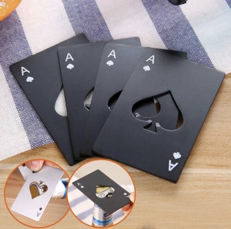 Poker Card Bottle Opener
