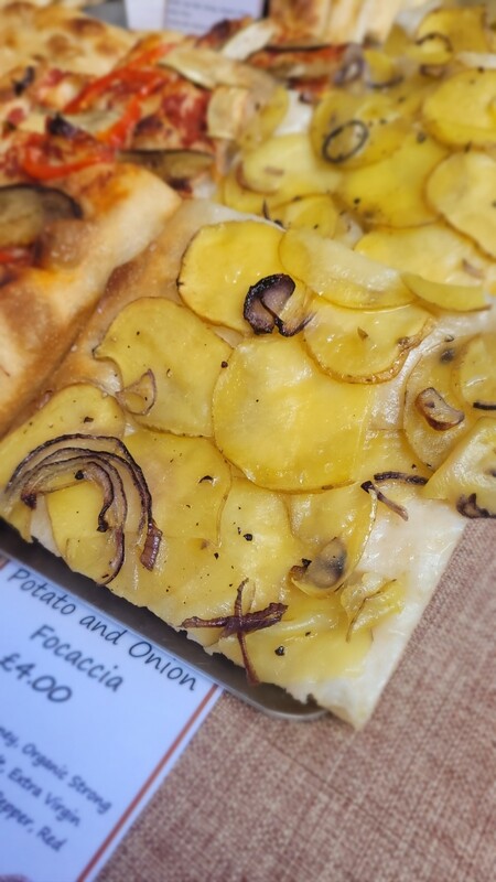 Potato and Onion Sourdough Focaccia