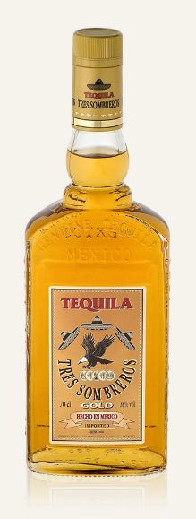 Tres Sombreros Gold 700ML