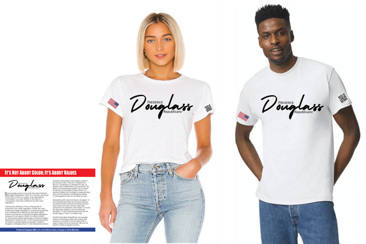 FDR T-Shirt (official liberty attire of Frederick Douglass Republicans)