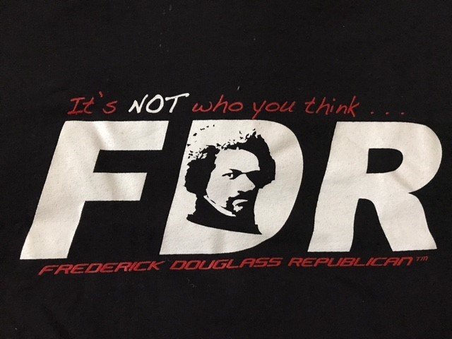 FDR Republican Black T-shirt