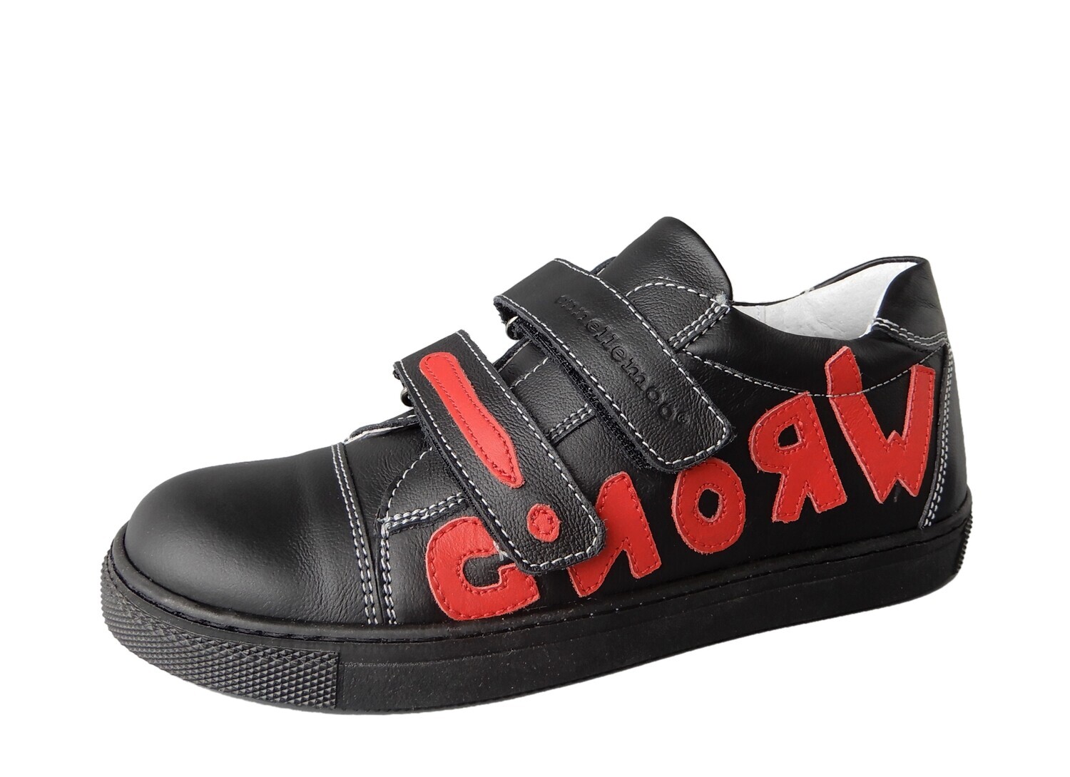 Kinderschuhe-ennellemoo® Jungen-Kinder-Halbschuhe-Sneaker- Echt Leder-Schuhe-Klettverschluss-Premiumschuhe .