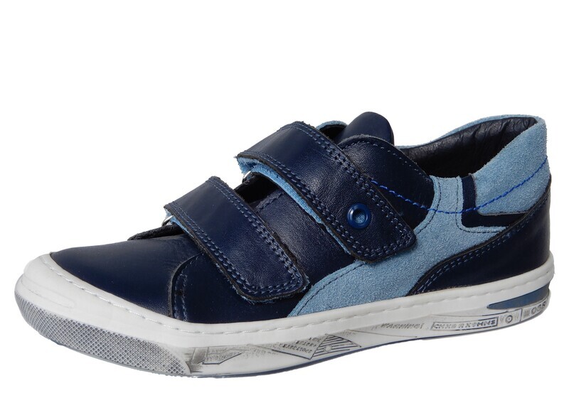 Kinderschuhe-ennellemoo®-Kinder-Jungen-Sneaker-echt Leder-Halbschuhe-Klettverschluss-Wechselfußbett-Premiumschuhe