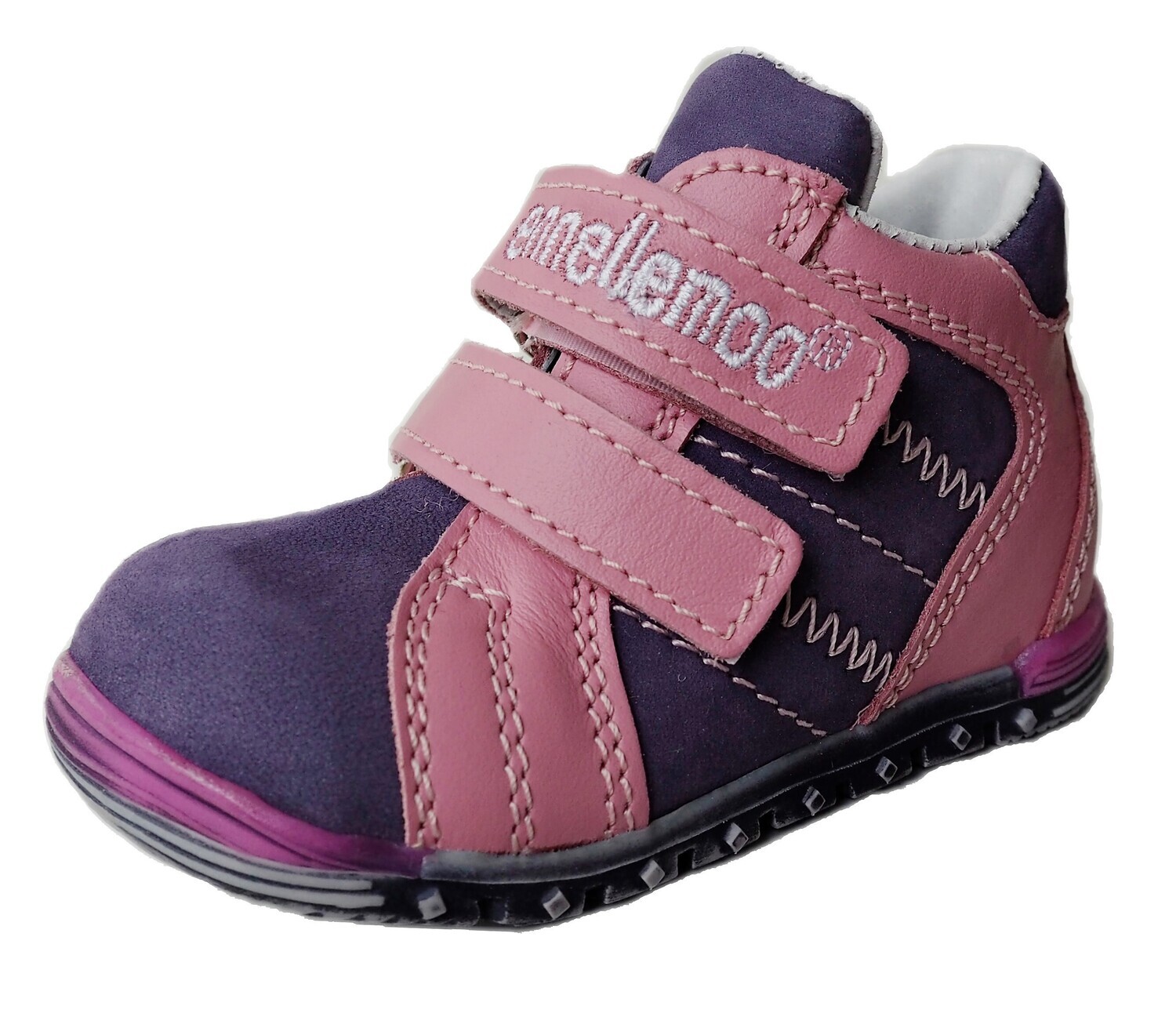Kinderschuhe-ennellemoo®-Kinder-Baby-Mädchen-Premium-Leder-Boots-Schuhe-Lauflernschuhe-Klettversvhluss.
