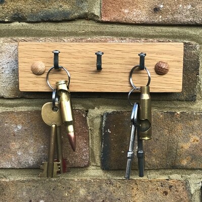 Oak Key Hooks