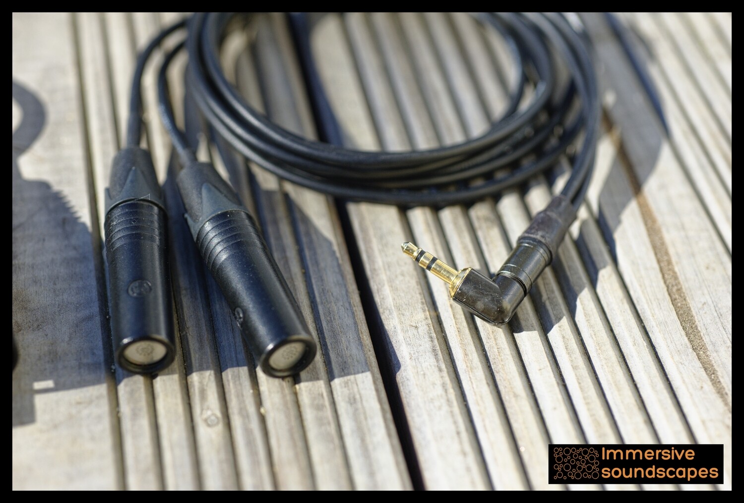 EarSight - Stereo pair - PIP (mini jack) - 1.5m cable Version by IMMERSIVE SOUNDSCAPES