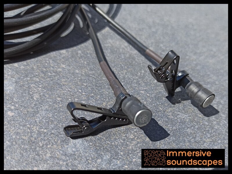 NEW EarSight Nano- Stereo pair - PIP (mini jack) - 1.5m cable Version by IMMERSIVE SOUNDSCAPES