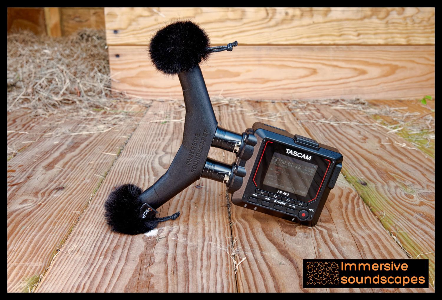 EARSIGHT ORTF (pour Tascam FR-AV2, Zoom F3 &amp; sound devices Mixpre)