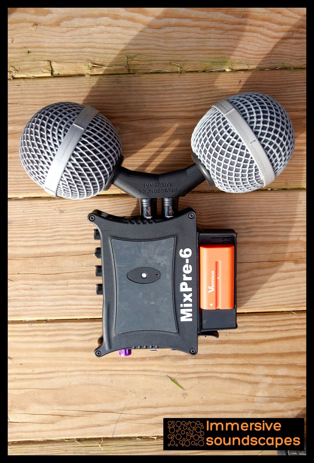 EARSIGHT ORTF (Tascam FR-AV2, Zoom F3, Zoom F6 & sound devices Mixpre)